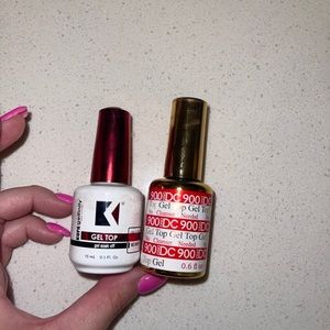 Bundle lot 2 salon gel top coats for nails